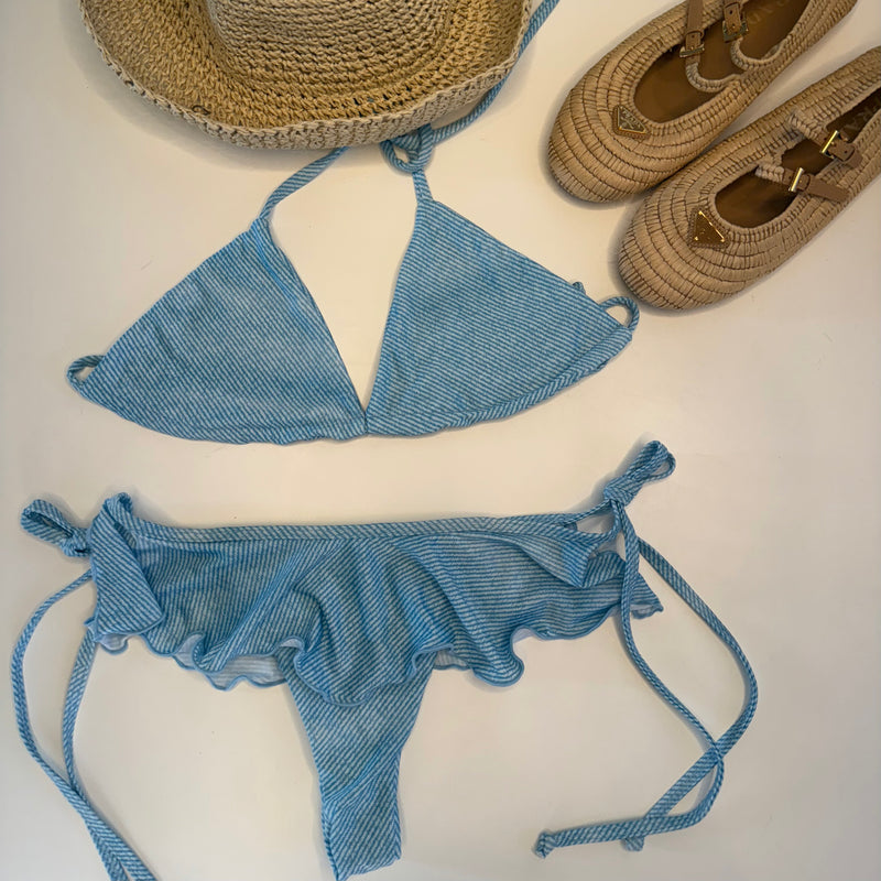 Dolly Triangle Top (Denim)