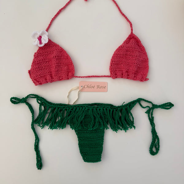 Hula Hula Fringe Bottom  (Green)