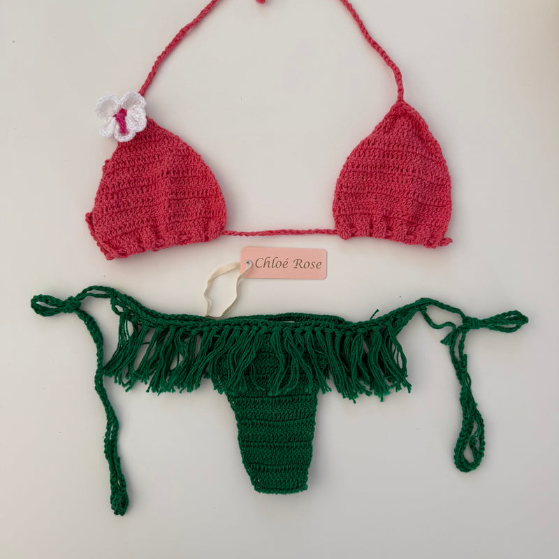 Hula Hula Triangle Top (Pink)