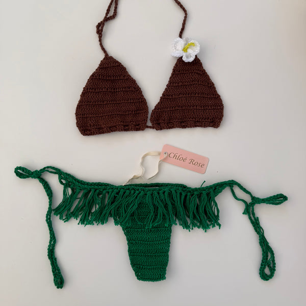 Hula Hula Fringe Bottom  (Green)