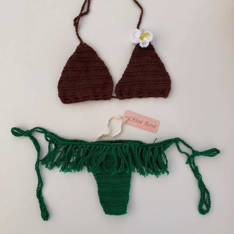 Hula Hula Fringe Bottom  (Green)