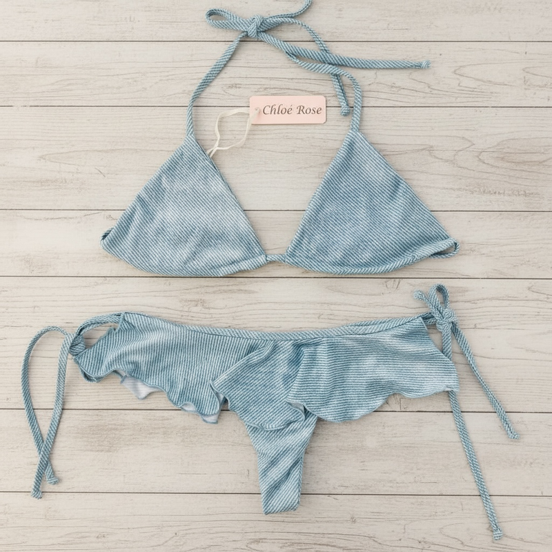 Dolly Triangle Top (Denim)