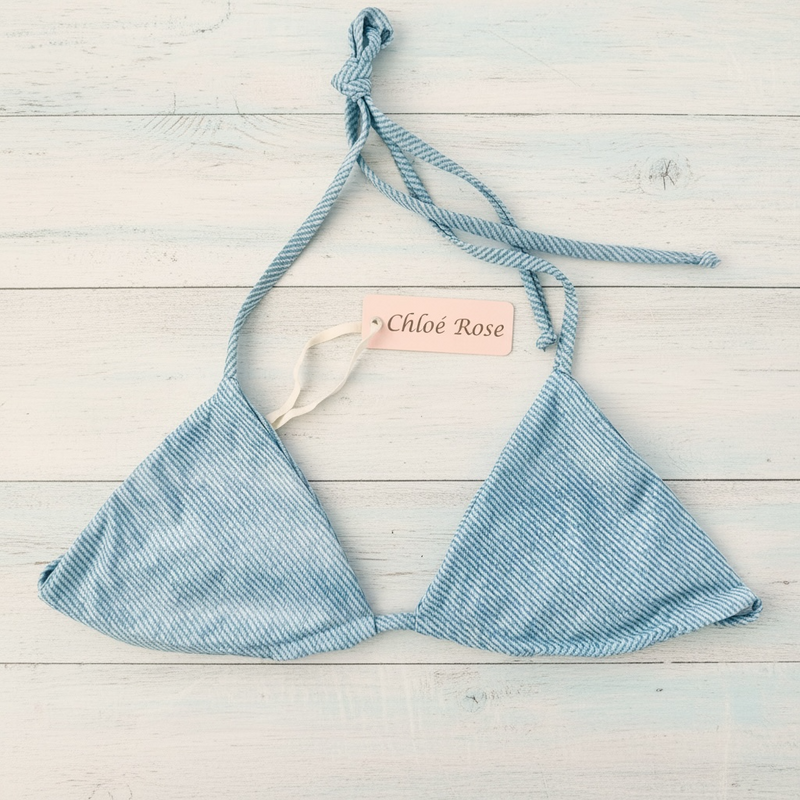 Dolly Triangle Top (Denim)