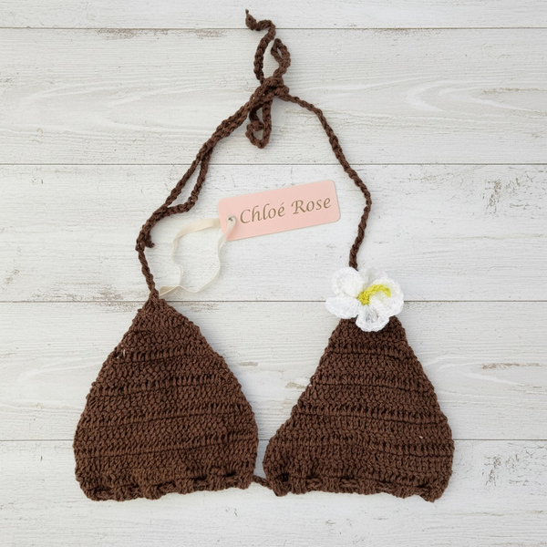 Hula Hula Triangle Top (Brown)