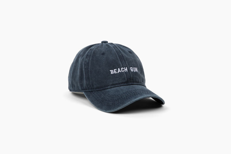 Dad Hat- Beach Bum Logo in Lime