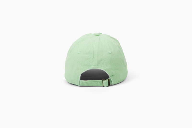 Dad Hat- Beach Bum Logo in Lime